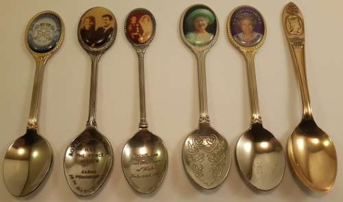 Collectable -Royal Family collection Spoons six pieces