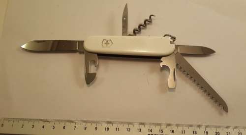 Victorinox Swiss Army Knife Camper- with White Scales