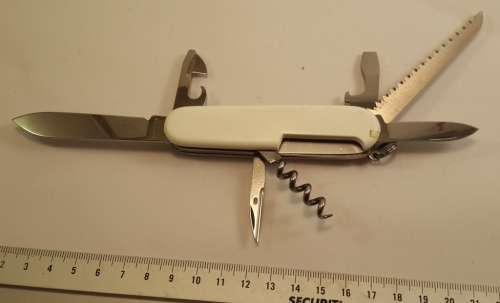 Victorinox Swiss Army Knife Camper- with White Scales
