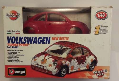 Volkswagen new Beetle self build Metal kit Flower Power
