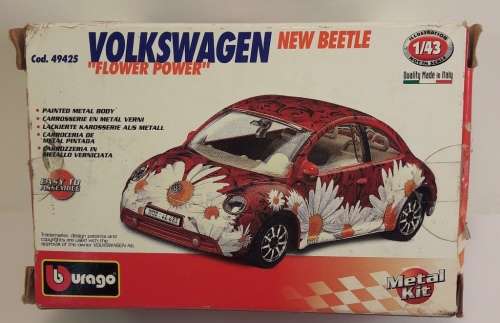 Volkswagen new Beetle self build Metal kit Flower Power