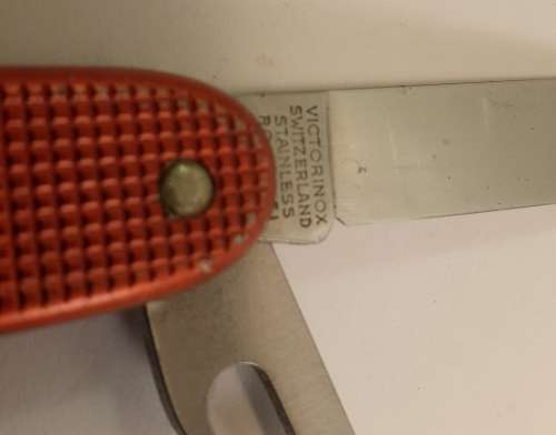 Swiss Army knife Ribbed Alox Pioneer  Elinox Pre 1974