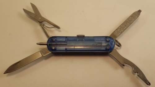 Victorinox Swiss Army Knife -Midnight Manager Blue scales