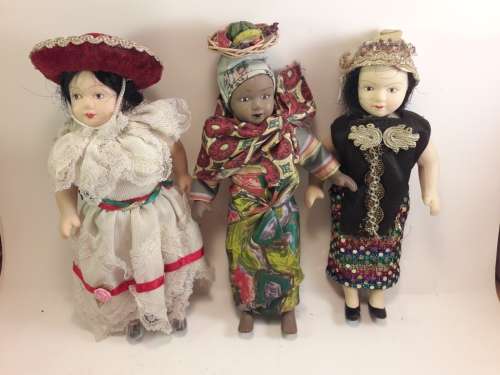 Dolls of the World Mexico Indonesia Madagascar