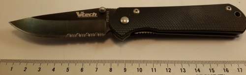 Vtech Pocket Knife Lockback ,Handle Material Anodized Aluminum