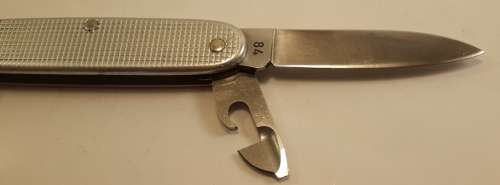 Swiss Army knife Ribbed Alox Soldier Wenger 1984  Model