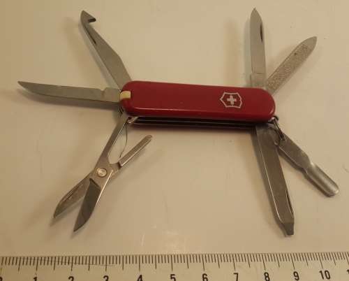 Victorinox Swiss Army Knife - Red - Mini Champ 16 Function