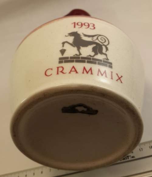 Ceramic Decanter Crammix 1993 surface glase cracks not cracked through