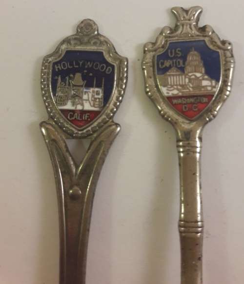 Vintage Set 2 tea spoons USA