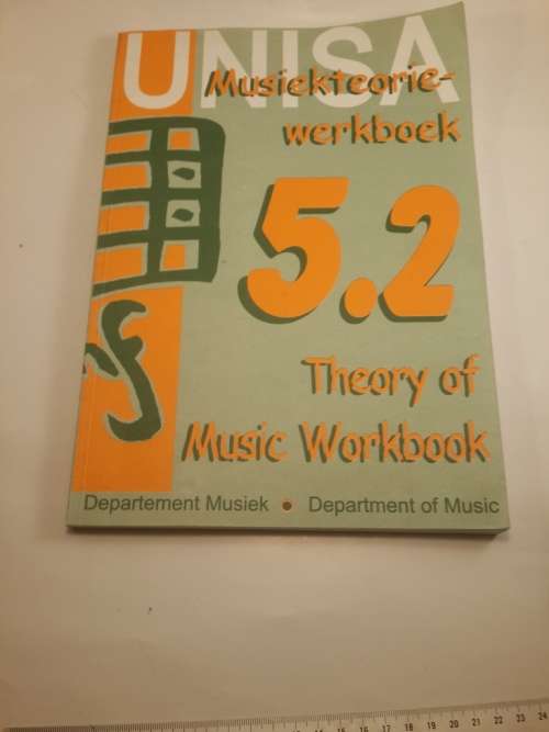 Theory of Music Workbook  Book Department of Music