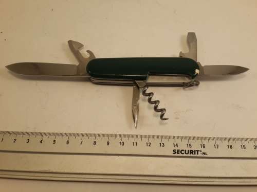 Victorinox Swiss Army Knife Camper Green Scales