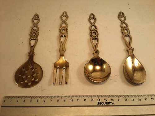 Brass  Utensils Set of four pieces