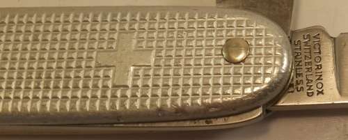 Swiss Army knife Ribbed Alox Soldier  Victorinox  SA NATO Number