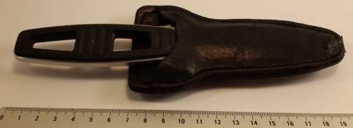 Kershaw - Amphibian Dive Knife w/ Leather Sheath 1006L Japan Skinning Knife with leather sheath