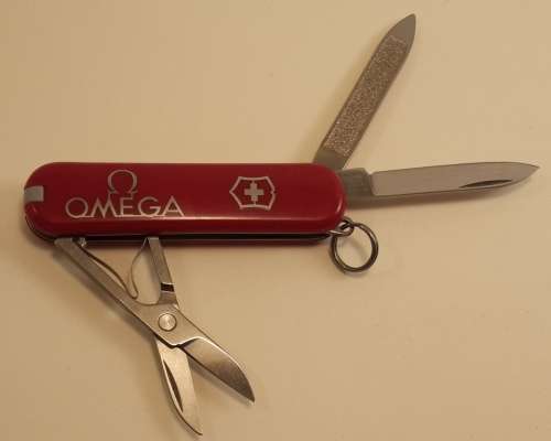 Victorinox Swiss Army Knife - Classic  with Omega Kurz logo