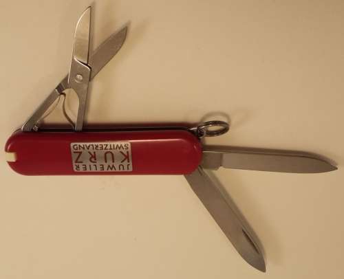 Victorinox Swiss Army Knife - Classic  with Omega Kurz logo