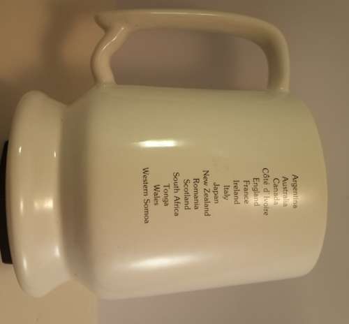 Beer Mug Tankard With  Logo International World Rugby Team South Africa 1979