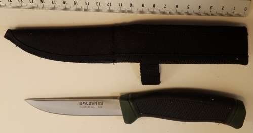 Balzer Full Tang Stainless Fishing Knife with Nylon sheath