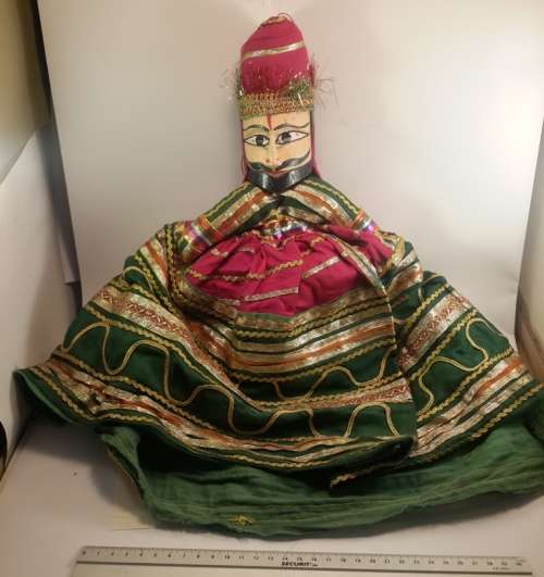 Indian String Puppet Kathputl One side male other side female