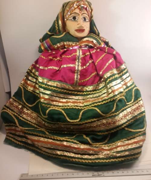 Indian String Puppet Kathputl One side male other side female