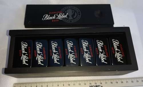 Dominos in Wooden Box ,Black Label