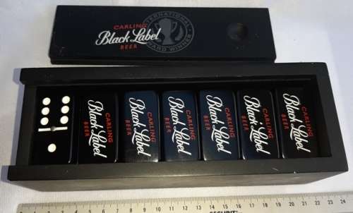 Dominos in Wooden Box ,Black Label