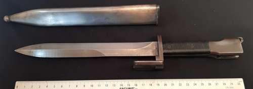 Belgian FN FAL M1965  Model Bayonet with Scabbard