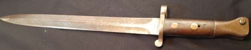 British 1881 Lee-Metford Bayonet, Wilkinson London no scabbard