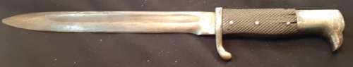 WW2 German WKC Short Dress Bayonet Without Scabbard Been Through the wars