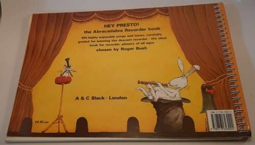 Music Book Hey Presto The Abracadabra Recorder Book 100 graded songs and Tunes