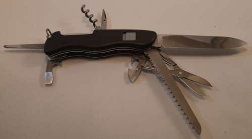 Victorinox Swiss Army Knife 111 mm  Outrider With Black Scales