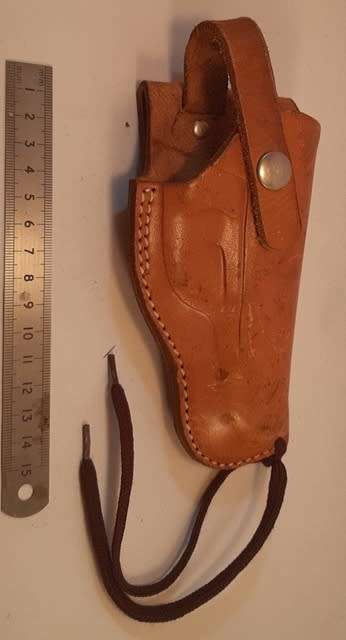 Gun Holster Brown Leather El Paso for .32 Auto