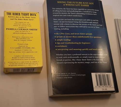 Vintage The RiderTarot Deck and Tarot Tutor Book