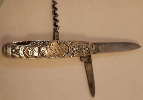 J.B.M. Hertzog knife. Made in Germany. Good /fair condition blades have been sharpend more than once