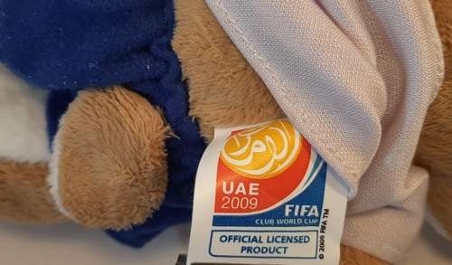 UAE 2009 fifa Gazelle Mascot  doll condition as per pictures