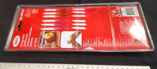 alpina Paring Knife 20cm Rostfrei Inox with Zicornia Coating and cover 3pcs