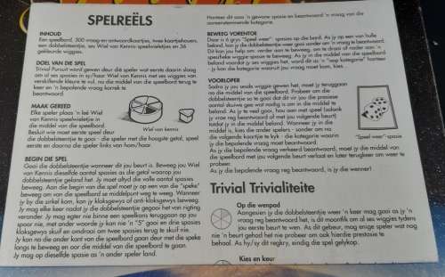 Trivial Pursuit  South African revised Splinternuut Meesterspel-Afrikaans-Uitgawe