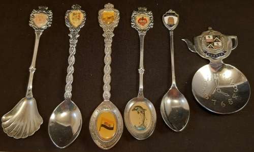 Collectable -South African collection Spoons 6 pieces