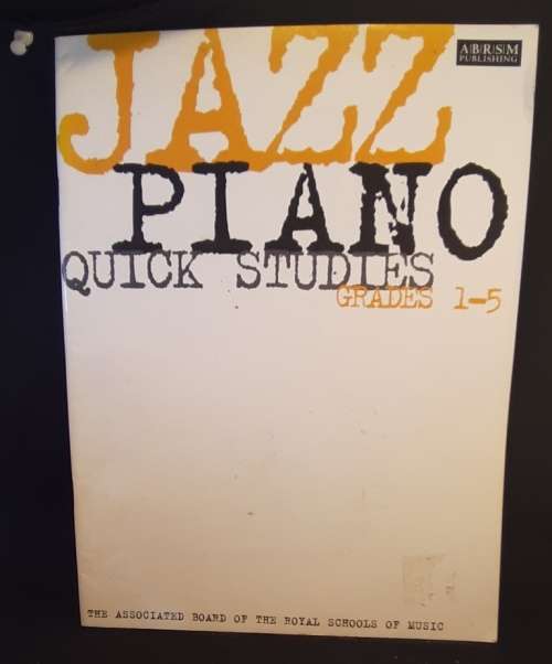 Music Book Jazz Piano Quick studies Grades 1-5