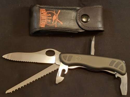 Victorinox Swiss Army Knife 111 mm  Soldier 2015 Model with pouch non Vic