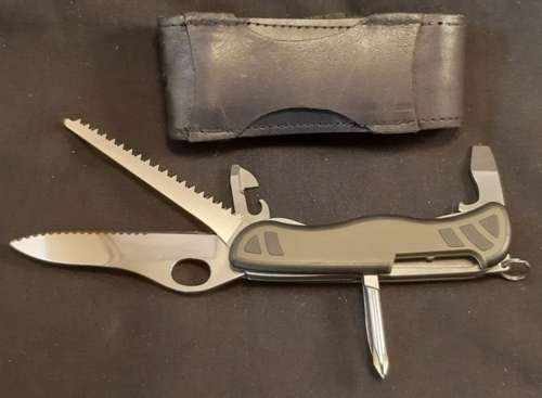 Victorinox Swiss Army Knife 111 mm  Soldier 2015 Model with pouch non Vic