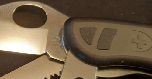Victorinox Swiss Army Knife 111 mm  Soldier 2015 Model with pouch non Vic
