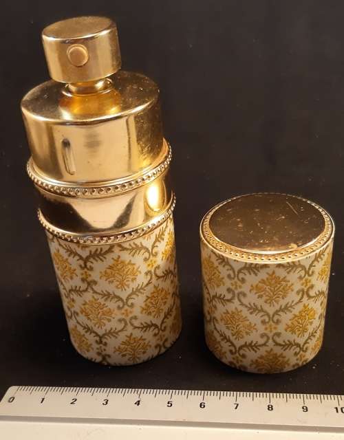 Vintage madam Rochas Perfume Atomizer in holder bottle empty France 1960