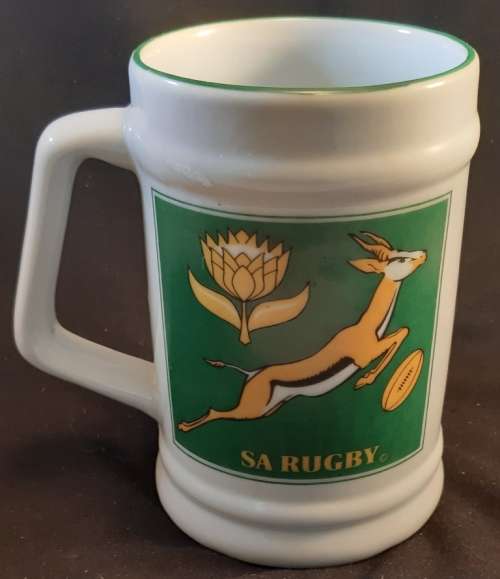 Beer Mug Tankard With  Logo  South Africa IRB World Cup 1999 Rugby