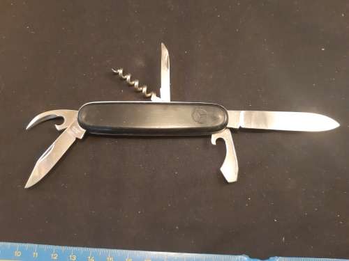 Inox Solingen knife  Black Scales Made in Germany Mercedes benz