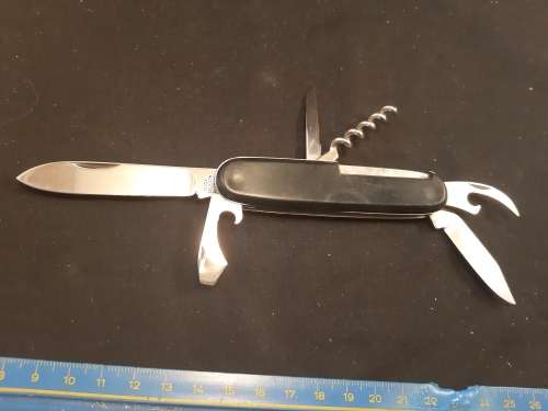 Inox Solingen knife  Black Scales Made in Germany Mercedes benz
