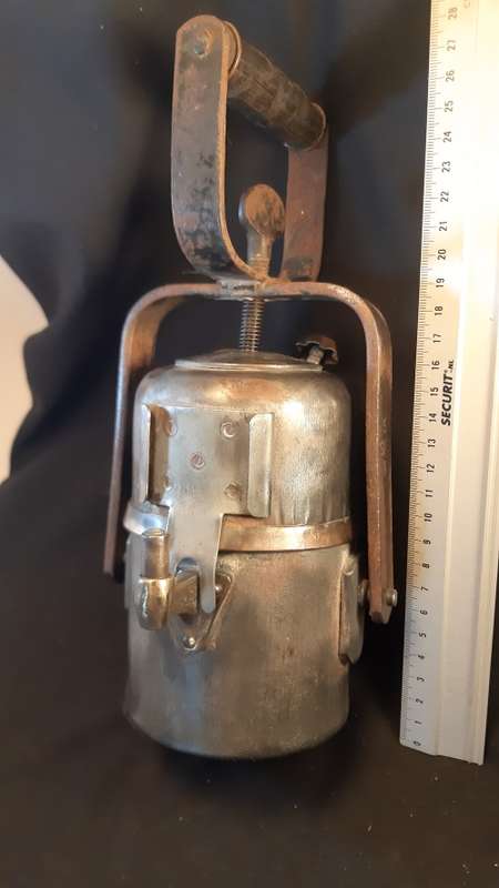 SAR-SAS SA Railways carbide lamp no lamp reflector