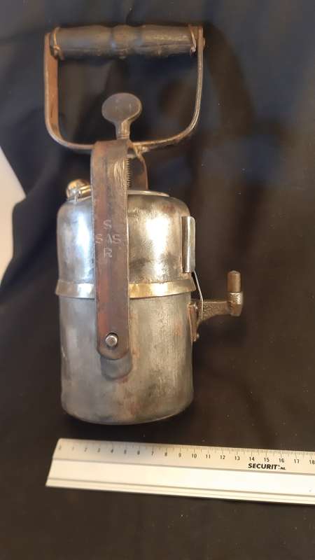 SAR-SAS SA Railways carbide lamp no lamp reflector