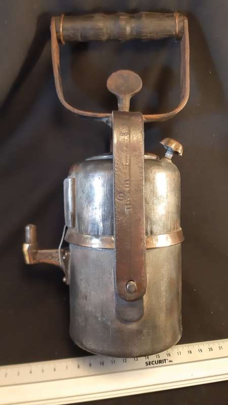 SAR-SAS SA Railways carbide lamp no lamp reflector