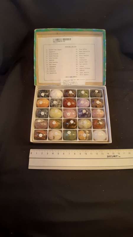Gemstones Eggs Display